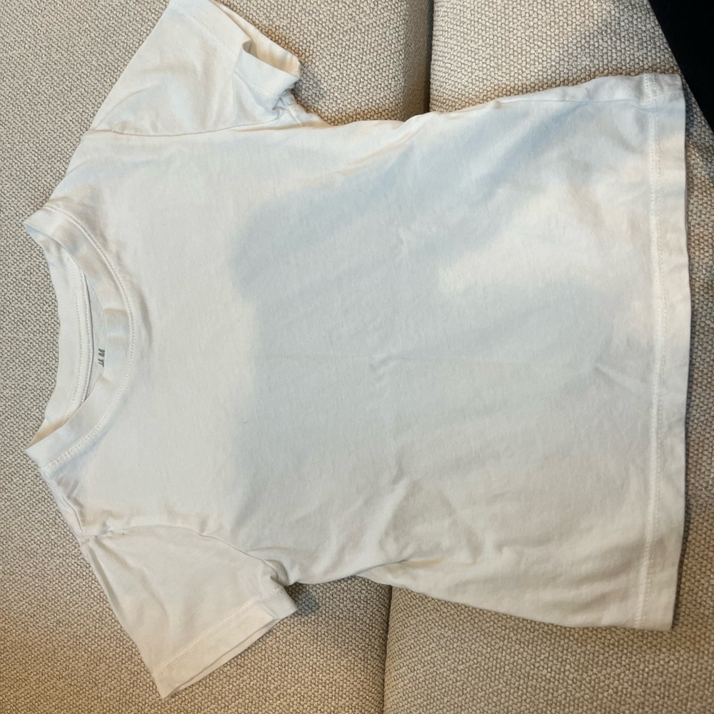H&M Kids' Cream Short Sleeve Tee